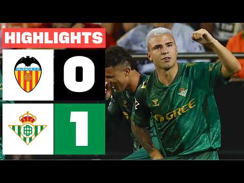 Valencia vs Real Betis highlight