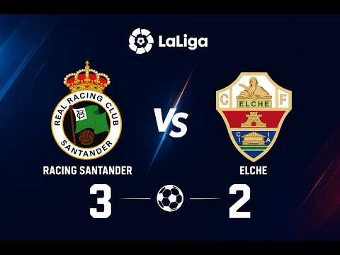 Racing Santander vs Elche highlight